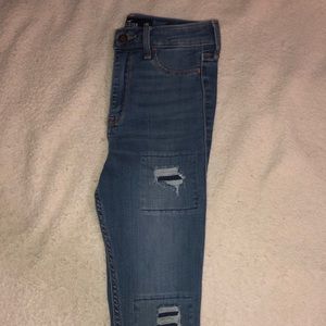 High Waisted Cropped Jeans